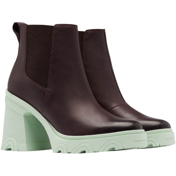 Sorel Brex™ Waterproof Platform Block Heel Chelsea Boot Size 6.5 NWOB - Picture 1 of 8
